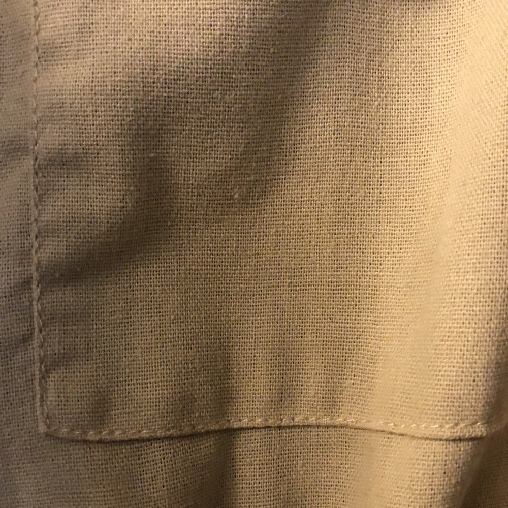 NWT New Directions safari style, washable, linen and rayon jacket. - Picture 3 of 5